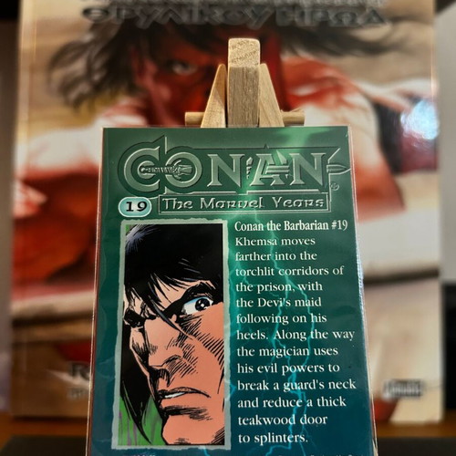 Conan Series 4 The Marvel Years All-Chromium card (1996)