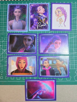 KPop Demon Hunters HUNTRX Rumi Sticker Set 8 Pieces new