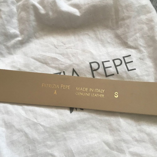 Patrizia Pepe leather belt size S, beige