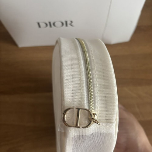 Dior toiletry bag new with embroidered butterflies