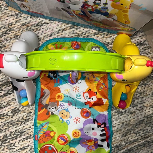 Fisher Price Jungle Animals Activity Gym like new with music