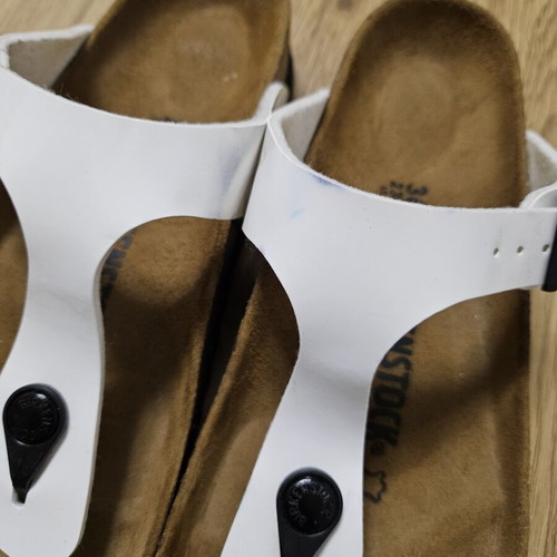 Birkenstock Gizeh sandals, white, size 36