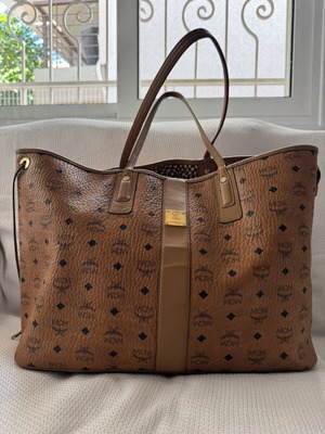 MCM shopper shoulder bag, brown