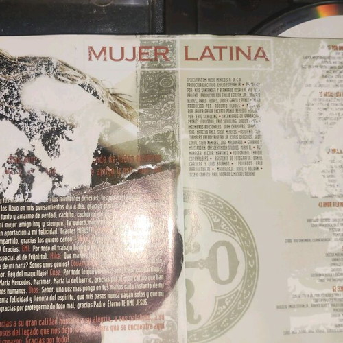 Thalia 1997 Amor A La Mexicana CD used, rare Greek special edition