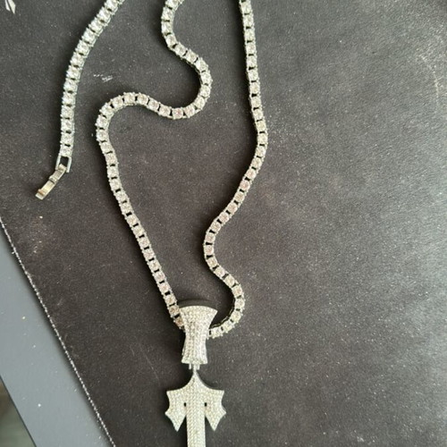 Trapstar necklace silver like new