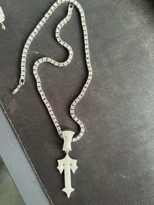 Trapstar necklace silver like new