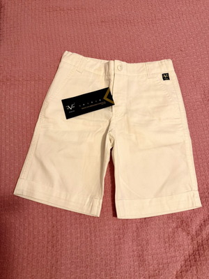 Versace 19.69 V1969 white kids' bermuda shorts 6Y, new with tags
