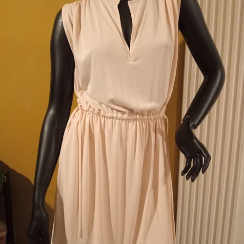 Club Monaco dress new, elastic with double skirt, size S/M, pink