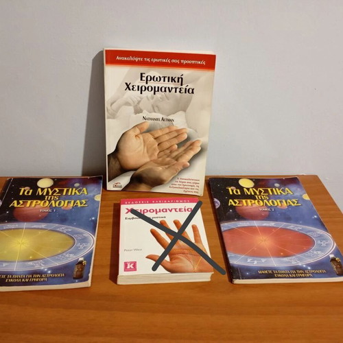 Palmistry and Astrology books like new, set of 3