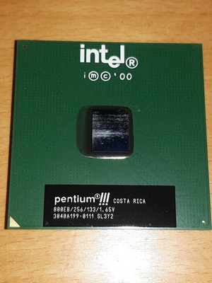 Intel Pentium III 800 EB processor used