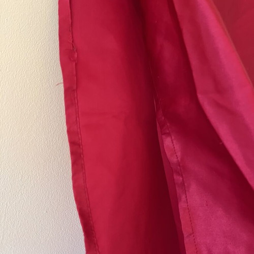 Satin red pillowcase 50x70 cm like new