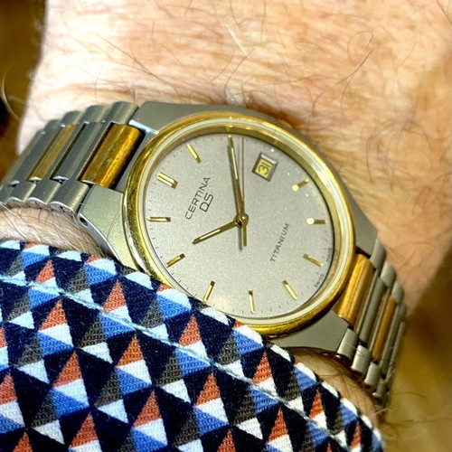 Certina DS Quartz Titanium used men's watch