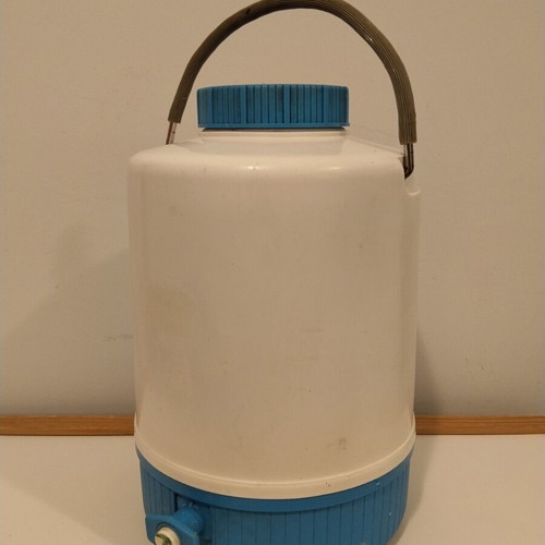 Thermos cooler with tap, blue, 8 lt