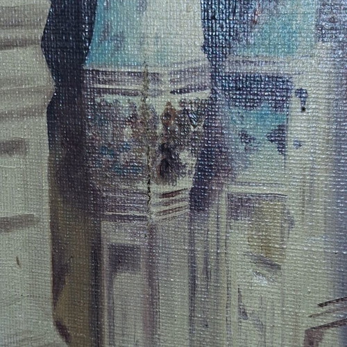 Metaxas Venice Ponte dei Sospiri oil painting on canvas 1929