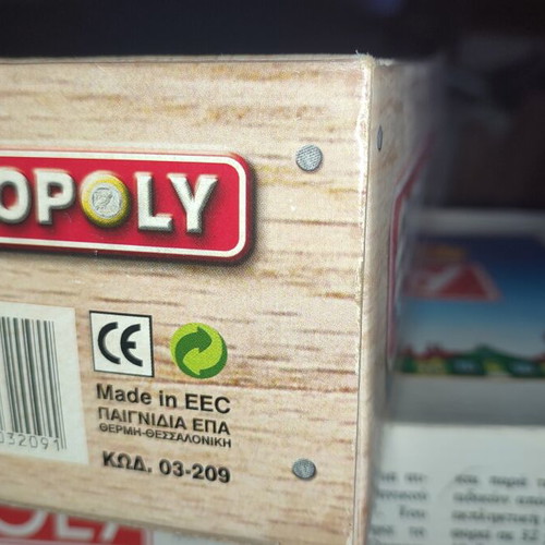 Europoly Special Edition board game used, classic Greek edition