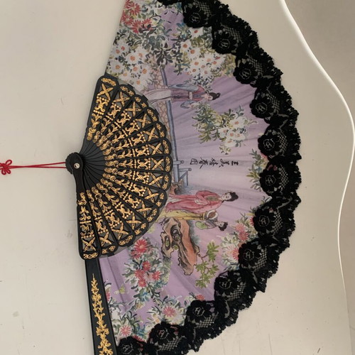 Vintage hand fan new