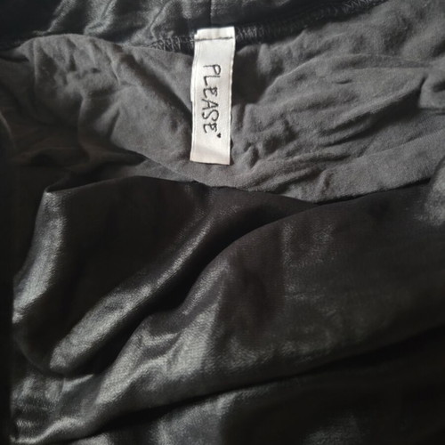 Please women's dress, dark gray, cowl neck with drapes