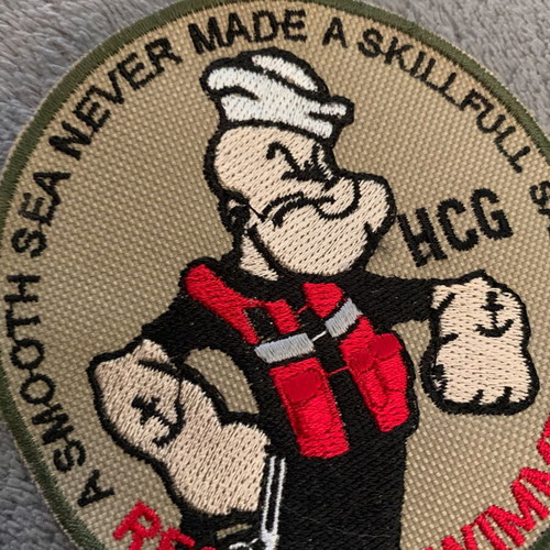 Greek Coast Guard patch used, sewn, authentic