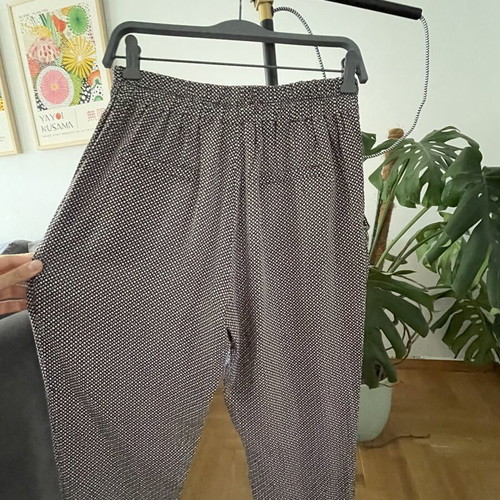 Badila loose summer pants like new, black and multicolor