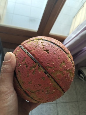 Cloth basketball used with external wear