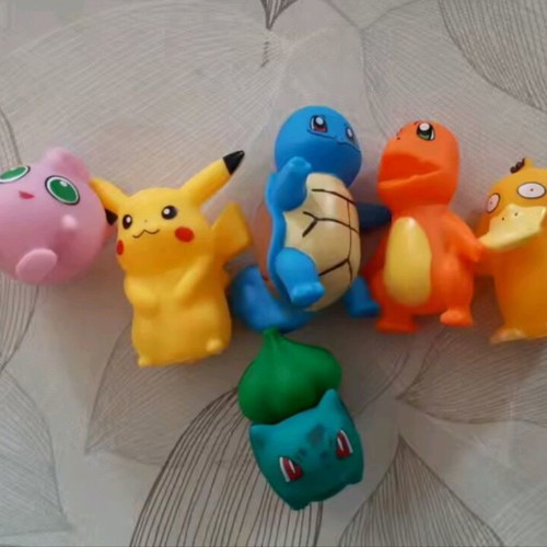 Pokemon figures new, pack of 6 collectible