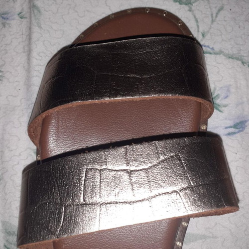 Kouroshoes sandals like new, size 36, brown and gold