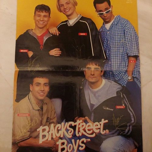 Jamie Walters & Backstreet Boys poster used