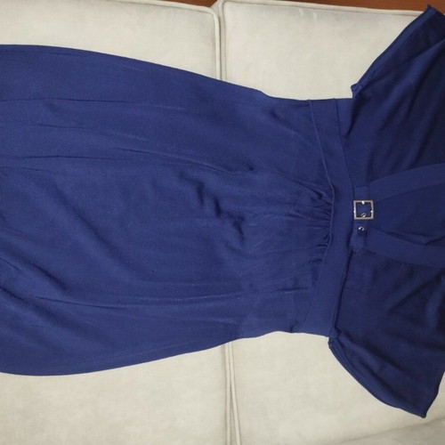 Karen Millen dress in royal blue like new, size XS