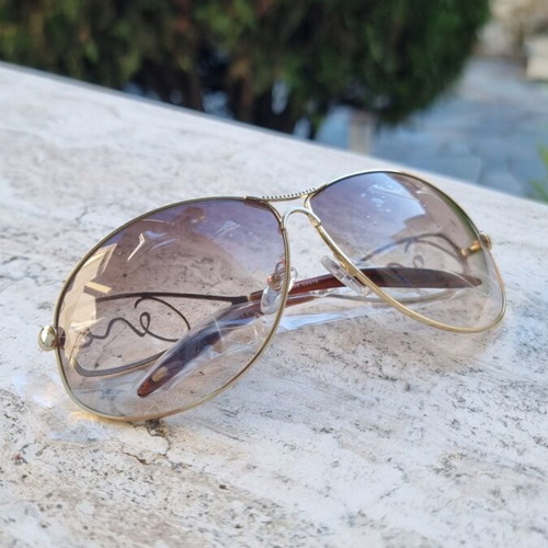 Vintage 90s sunglasses new, gold frame