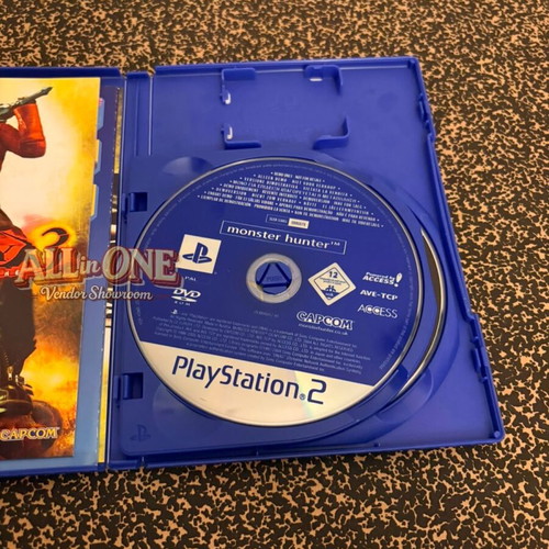 Devil May Cry 3 Dante's Awakening PS2 game with rare Monster Hunter demo