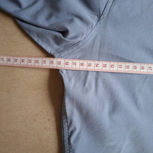 Benetton shirt used, cotton, blue, size XL