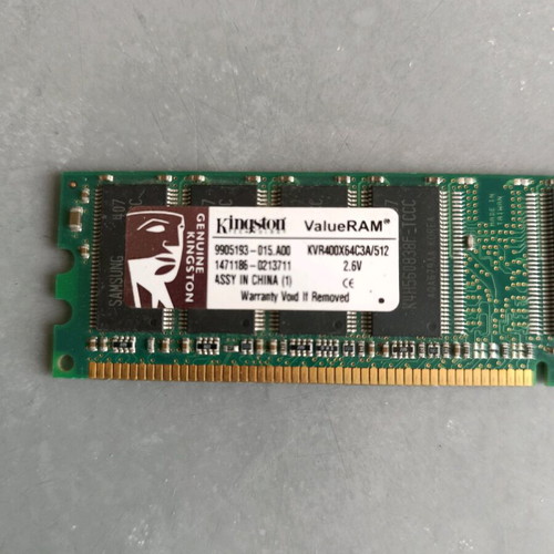 Ram Kingston KVR400X64C3A 512MB used