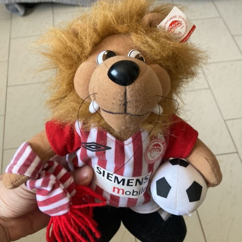Olympiacos Thryleon plush toy like new with tag