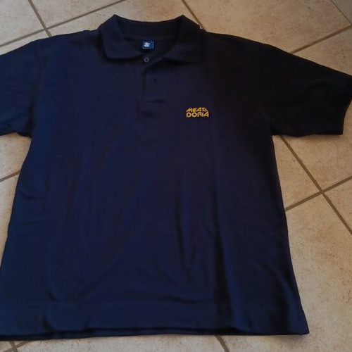Polo type shirt XL black, like new, with logo