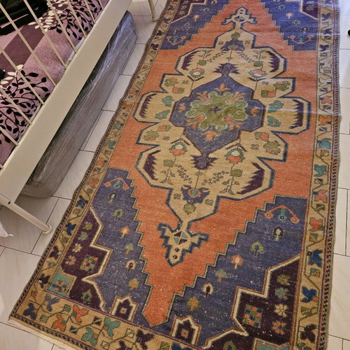 Handmade rug from Iran unused, 2.65x1.20, 40 years old