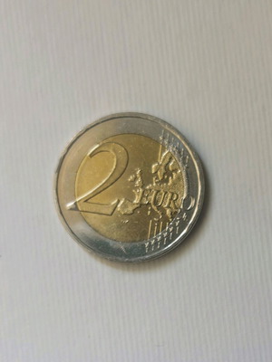 Commemorative 2 Euro Coin used - 200 Years Greek Revolution (2021)