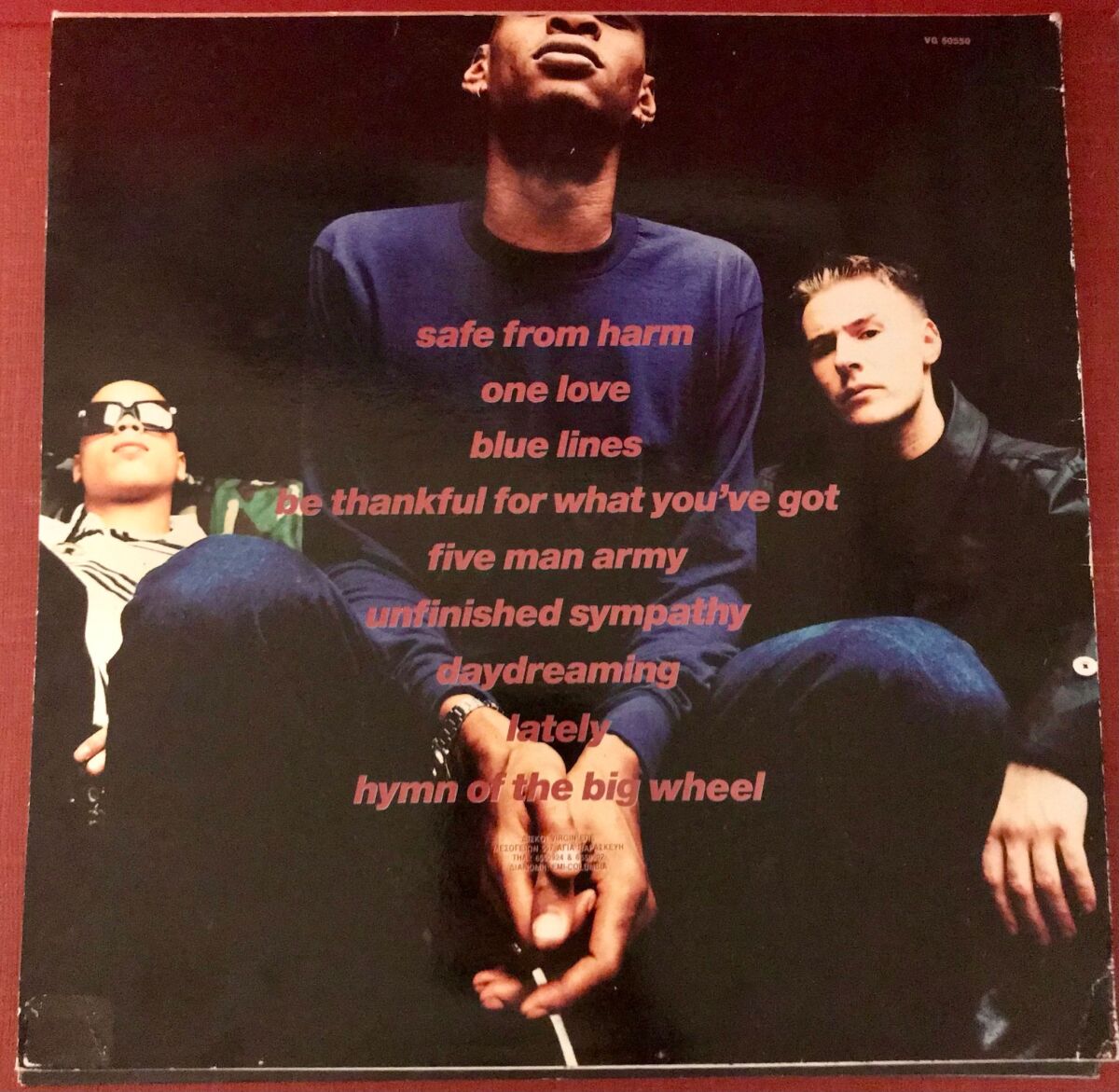 massive attack Blue lines LP1991年EUプレス Massive Attack Blue Lines LP 1991 used - € 60,00 - Vendora.cy