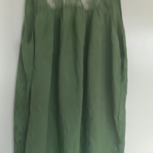 Women's green lace blend blouse one size like new