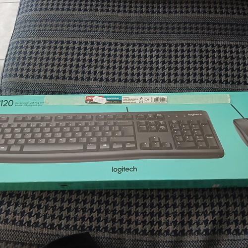 Logitech MK120 keyboard and Microsoft mouse