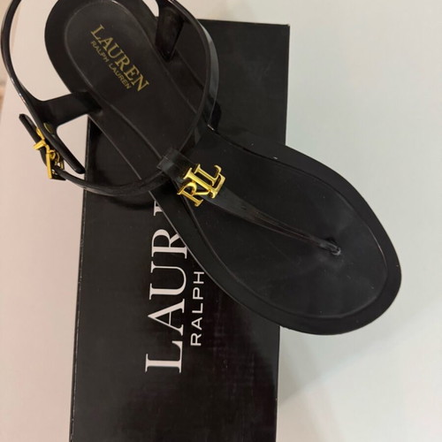 Ralph Lauren sandals like new, black, size 40.5