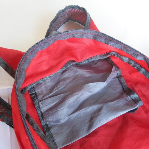 Olympiacos children's backpack like new, red plastic