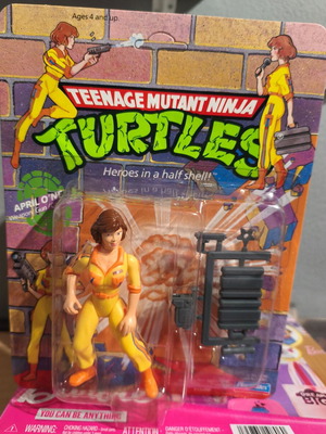 Vintage April O'Neil TMNT Playmates 1990 figure new sealed