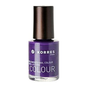 Korres nail colour 78 purple sea anemone βερνίκι νυχιών 10ml