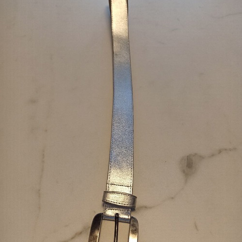 Azade silver leather belt like new