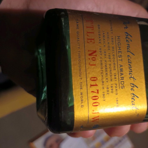 Johnnie Walker Blue Label.