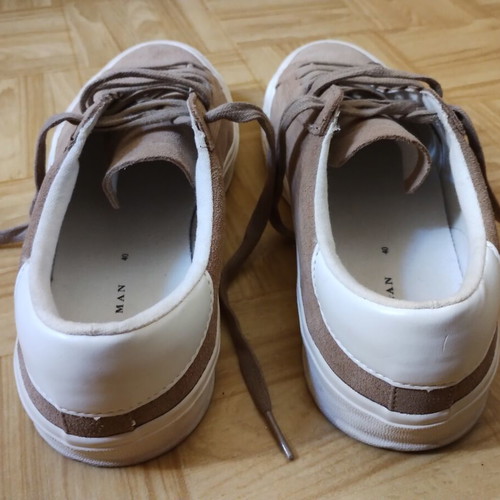 Zara Man Sneakers new, beige and brown, size 40