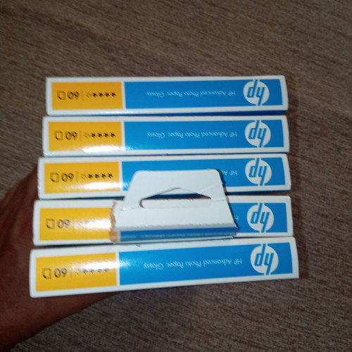 HP Advanced Photo Paper new, pack of 5