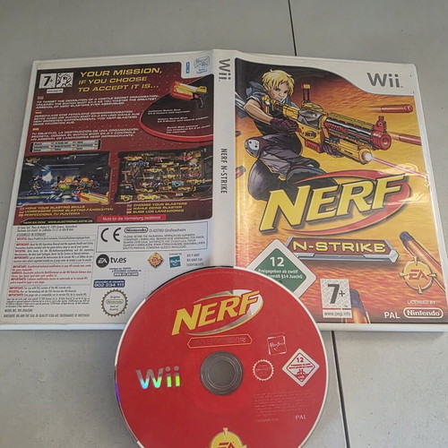 Nintendo Wii game Nerf N-Strike used
