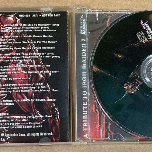 Metal Hammer A Tribute to Iron Maiden A Call to Irons CD In good condition Price 4.50 Euros
