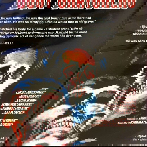 DVD BODY SNATCHERS HORROR MOVIE WITH LUCA BERCOVIET